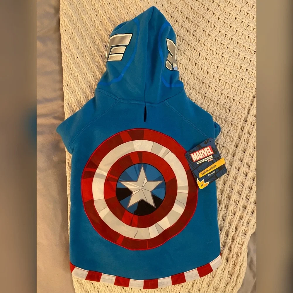 Marvel Captain America Dog Hoodie